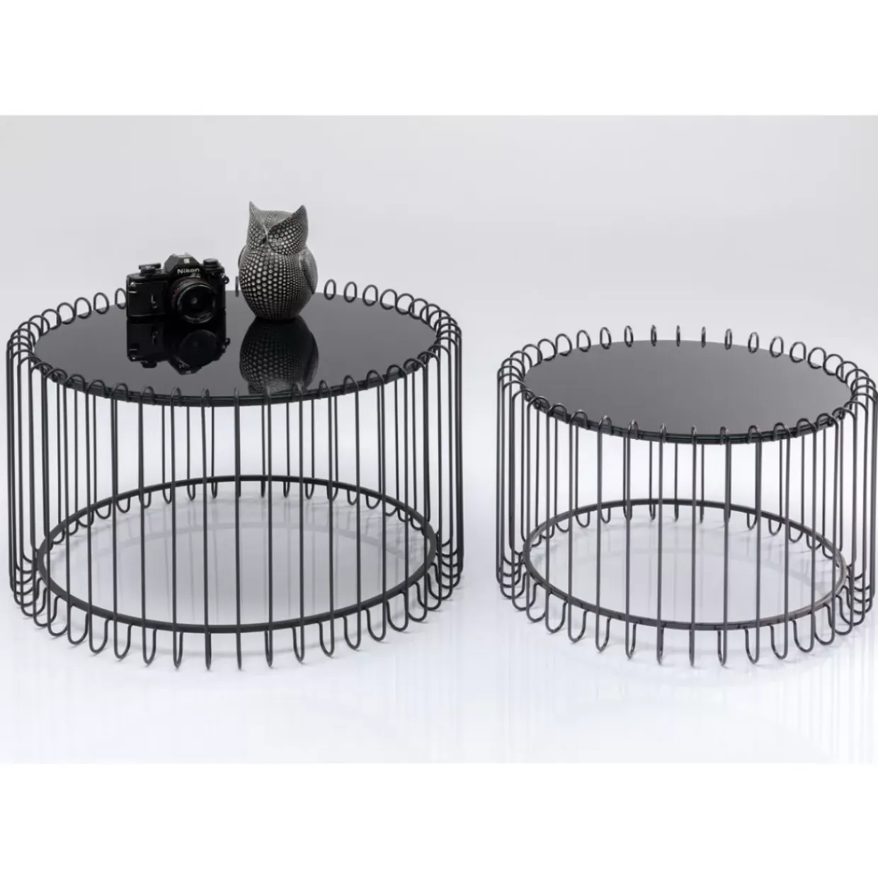 Couchtisch Line Onyx (2/Set)