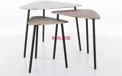 Couchtisch Loft Triangle Vintage (3/Set)