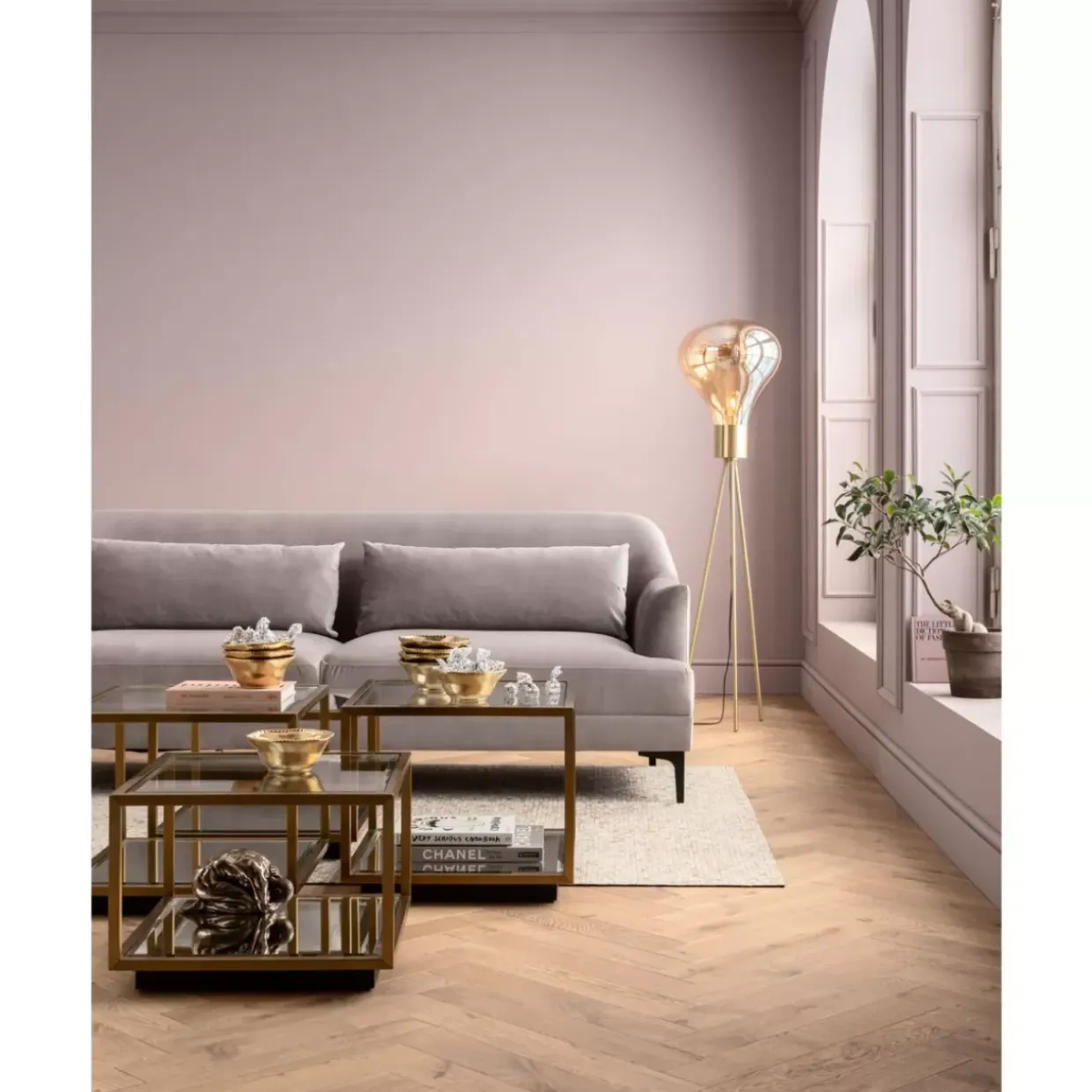 Couchtisch Luigi Gold (4/Set)