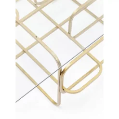 Couchtisch Meander Gold 140X80Cm