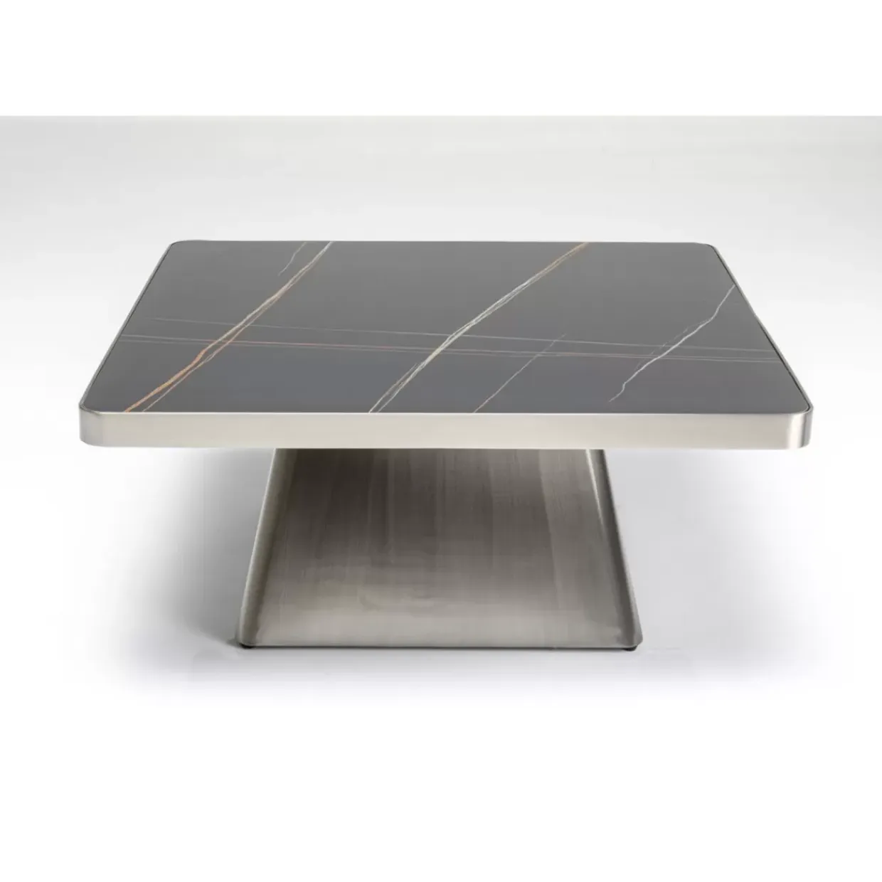 Couchtisch Miler Silber 80X80Cm