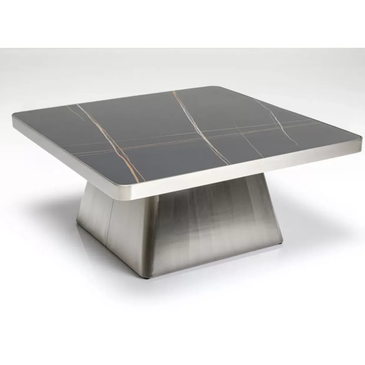 Couchtisch Miler Silber 80X80Cm