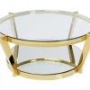 Couchtisch Monocolo Gold O90