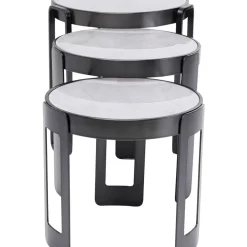 Couchtisch Perelli Schwarz (3/Set)