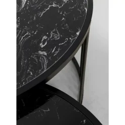 Couchtisch Roma Schwarz (2/Set)