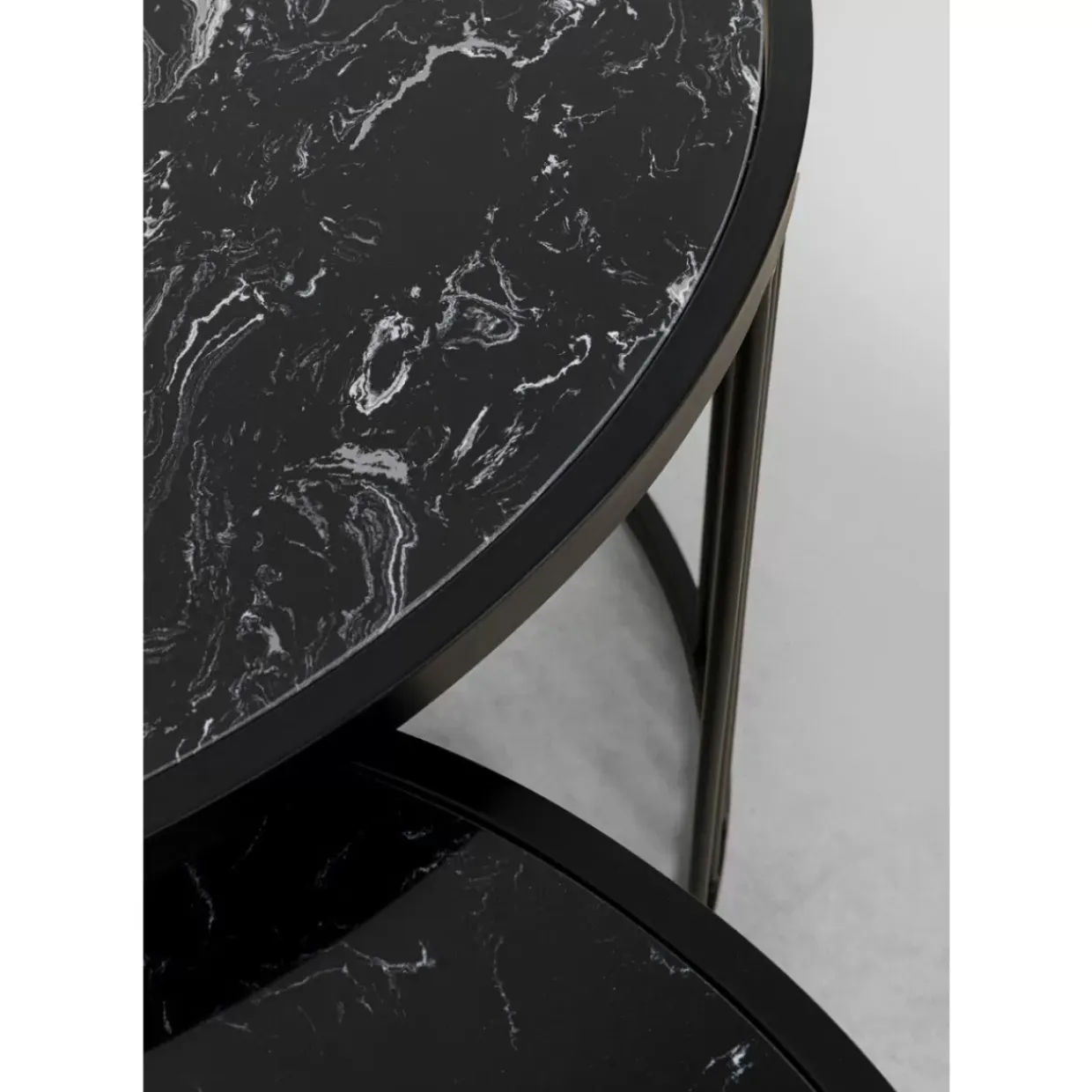 Couchtisch Roma Schwarz (2/Set)