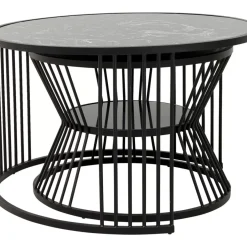 Couchtisch Roma Schwarz (2/Set)