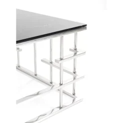 Couchtisch Rome Silber 130X70Cm