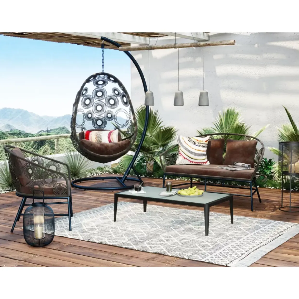 Couchtisch Tiki Schwarz