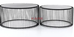Couchtisch Wire Black (2/Set)