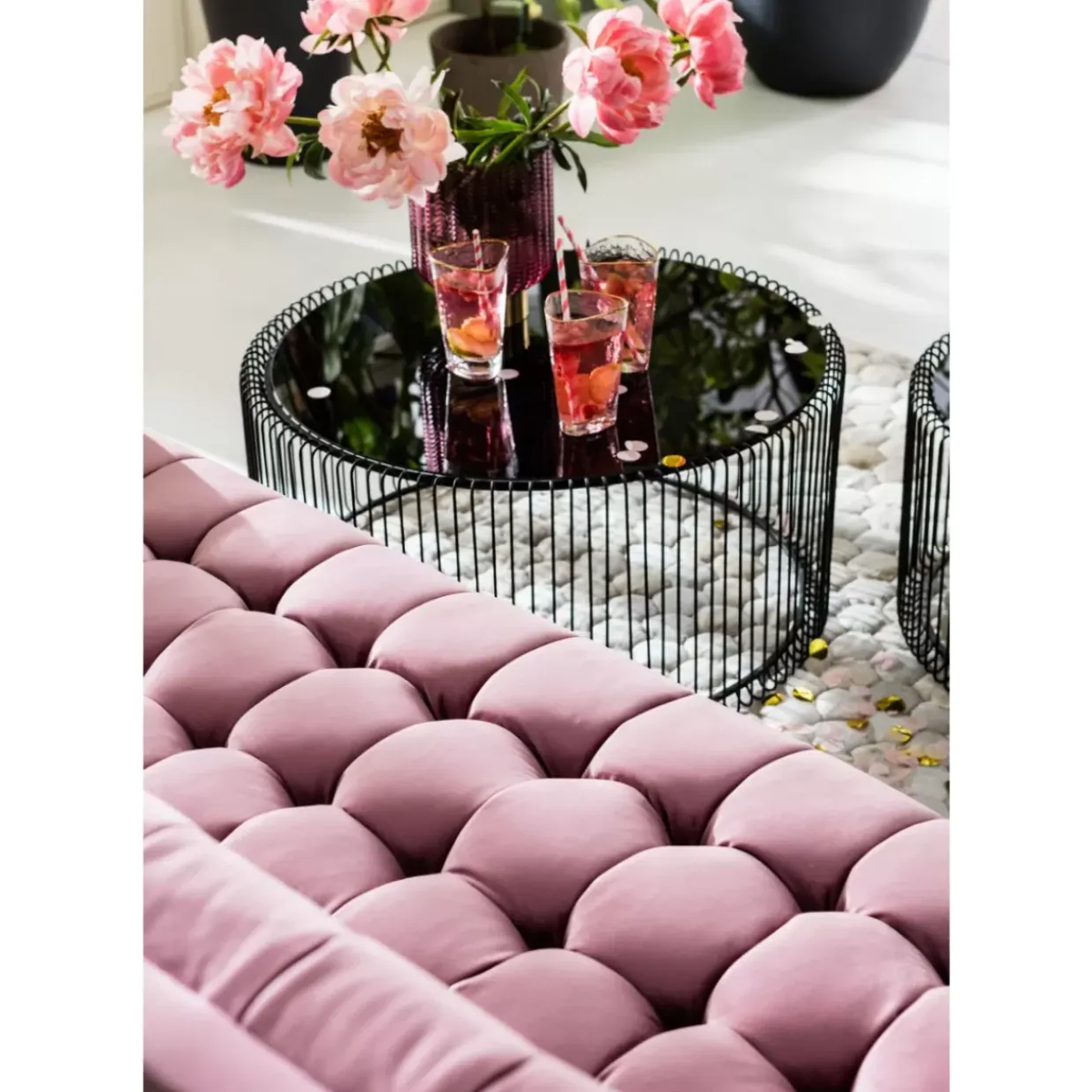 Couchtisch Wire Black (2/Set)