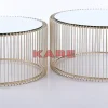 Couchtisch Wire Messing (2/Set)