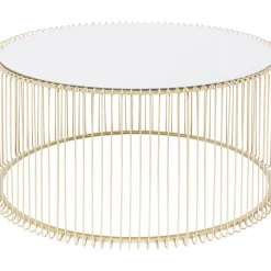Couchtisch Wire Uno Brass O80Cm