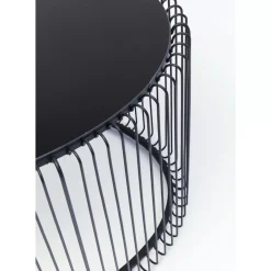 Couchtisch Wire Uno Schwarz 60X90Cm
