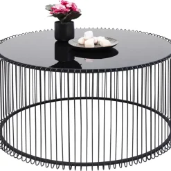 Couchtisch Wire Uno Schwarz O80Cm
