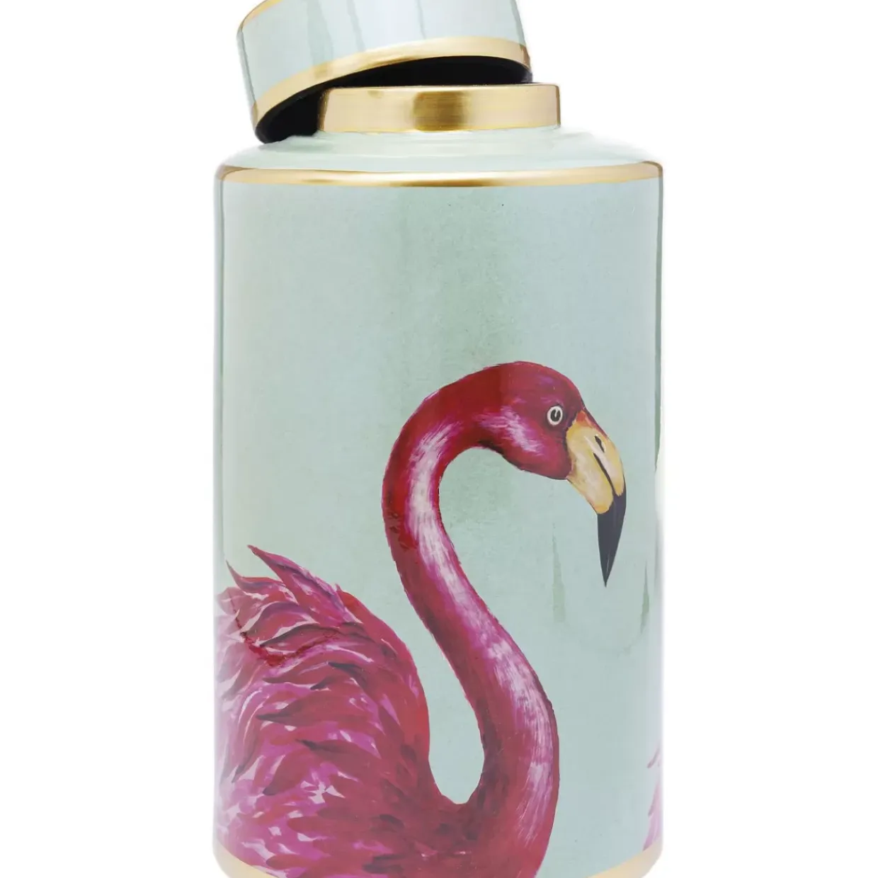 Deko Dose Flamingos 39Cm