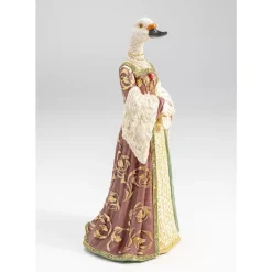 Deko Figur Bird Lady Duck Weis 31Cm