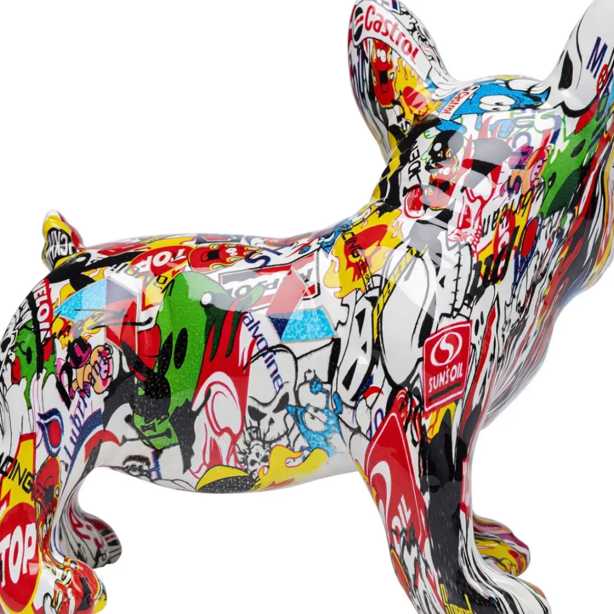 Deko Figur Comic Dog Glasses