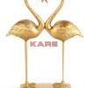 Deko Figur Flamingo Love Gold 39Cm