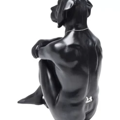 Deko Figur Gangster Dog Black