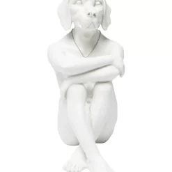Deko Figur Gangster Dog Cream