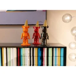 Deko Figur Gelato Bear Orange 40Cm