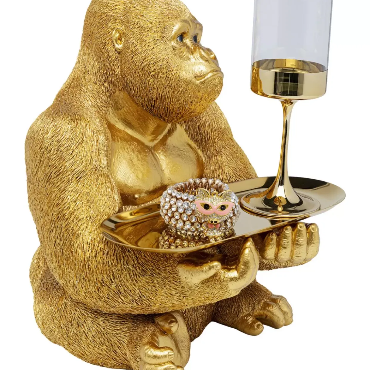 Deko Figur Gorilla Butler