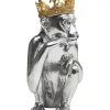 Deko Figur King Lui Silber 35