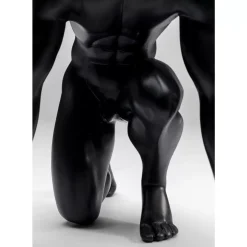 Deko Figur Runner Schwarz 25Cm
