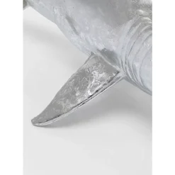 Deko Figur Shark Henry Silber 106Cm