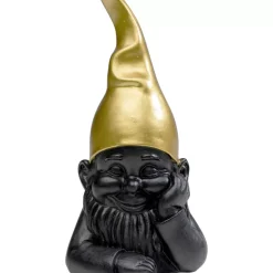 Deko Figur Zwerg Schwarz 21Cm