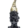 Deko Figur Zwerg Standing Schwarz Gold 46Cm