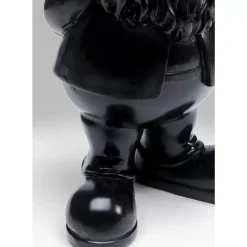 Deko Figur Zwerg Standing Schwarz Gold 30Cm