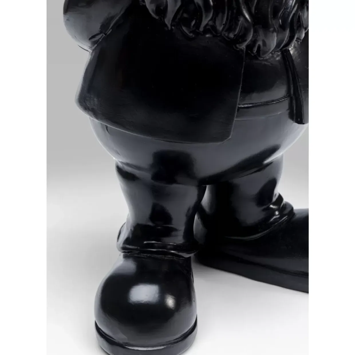 Deko Figur Zwerg Standing Schwarz Gold 30Cm