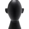 Deko Objekt Abstract Face Schwarz 34Cm