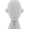 Deko Objekt Abstract Face Silber 22Cm