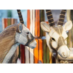 Deko Objekt Antelope Head Pearls 79