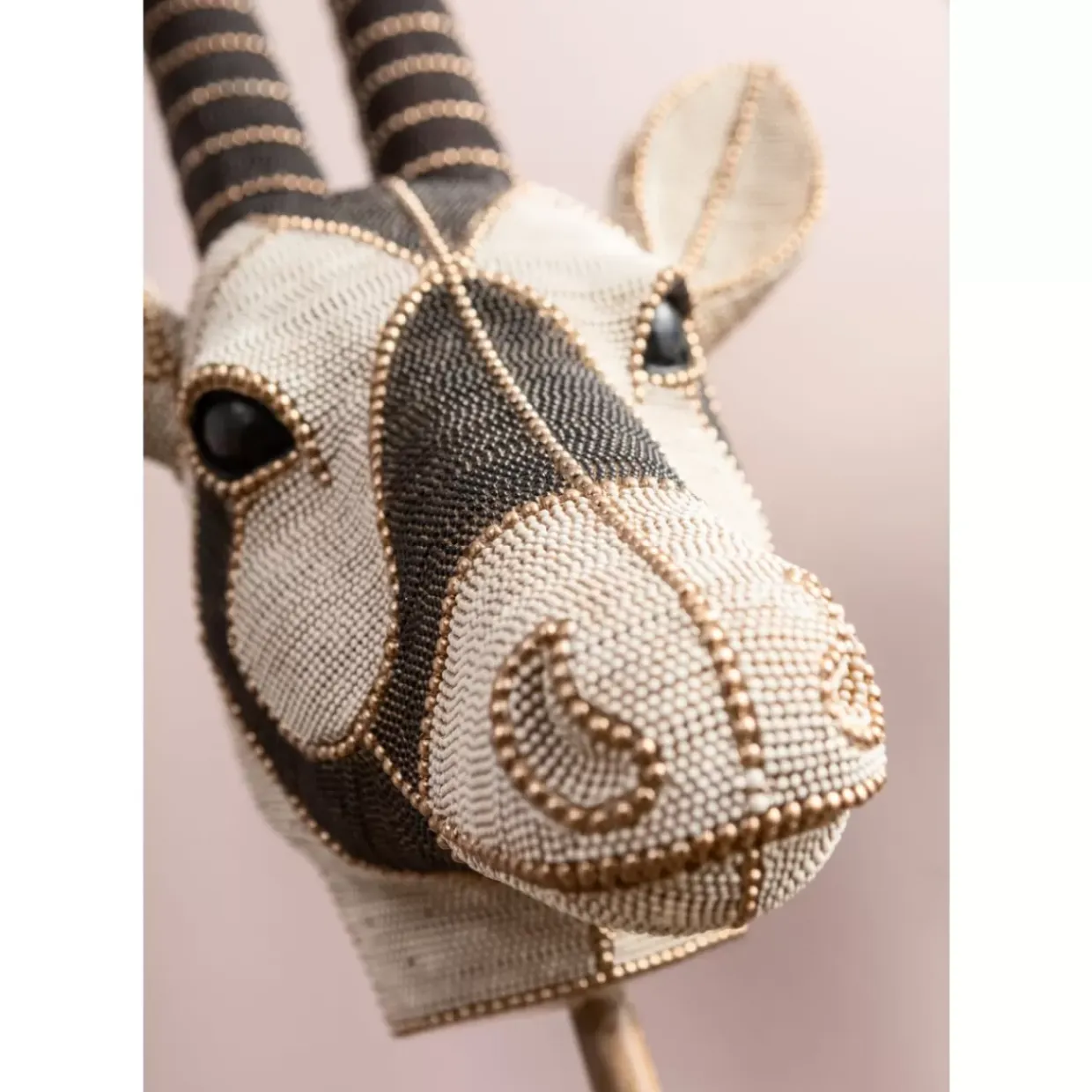 Deko Objekt Antelope Head Pearls 124