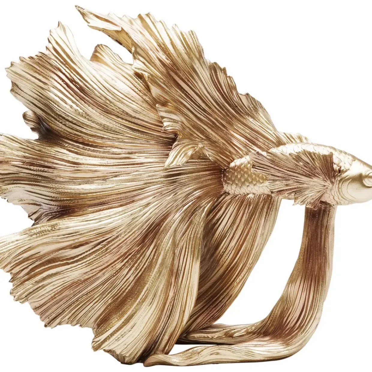 Deko Objekt Betta Fish Gold Klein
