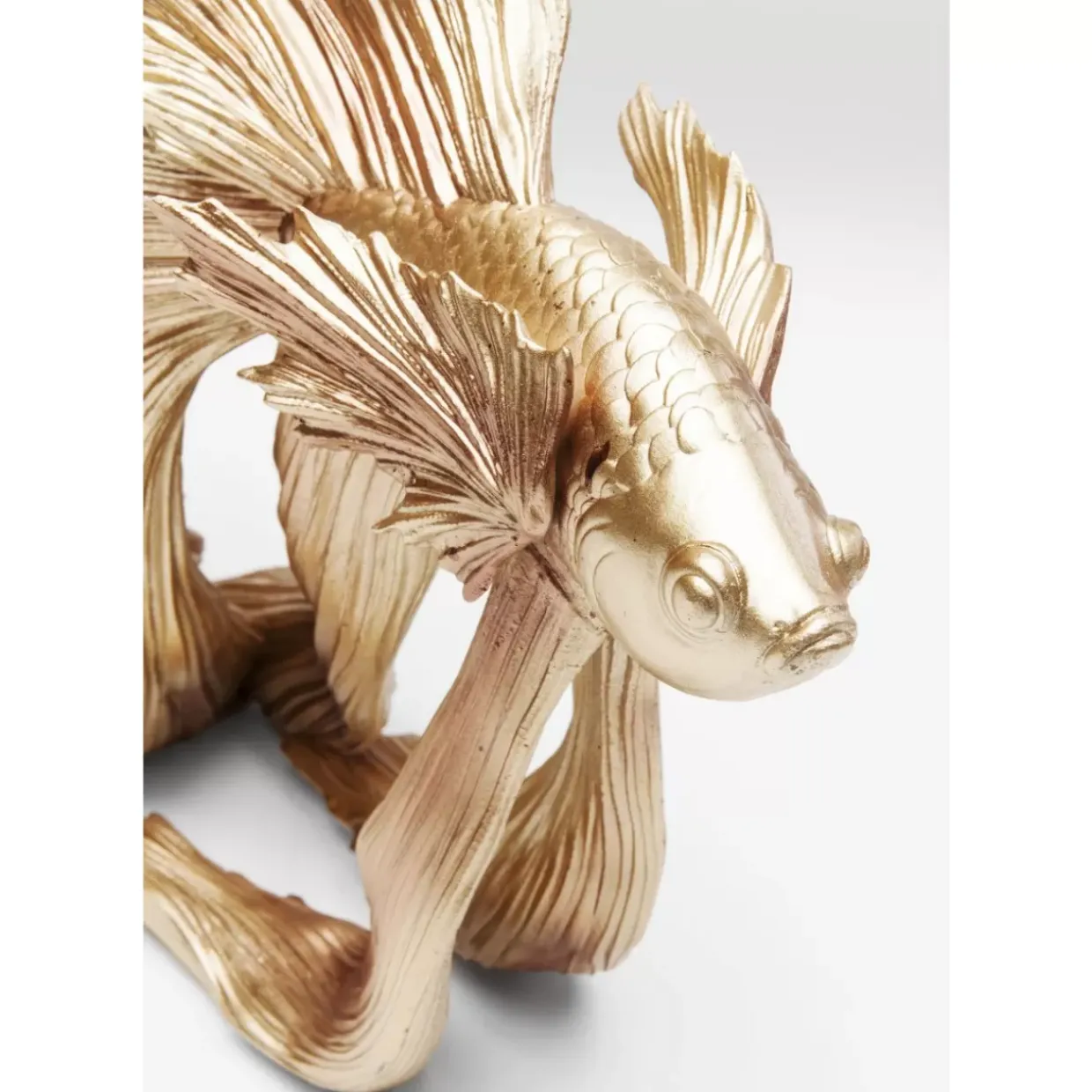 Deko Objekt Betta Fish Gold Klein