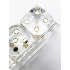 Deko Objekt Dice Transparent 17X4Cm