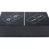 Deko Objekt Domino Schwarz 24X7Cm