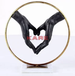 Deko Objekt Elements Heart Hand 33,5Cm