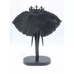 Deko Objekt Elephant Royal Schwarz 57Cm