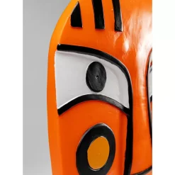 Deko Objekt Face Orange 50Cm