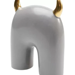 Deko Objekt Funny Teeth Grau 15Cm