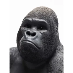 Deko Objekt Monkey Gorilla Side Medium Schwarz