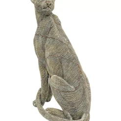 Deko Objekt Sitting Leopard Pearls 42