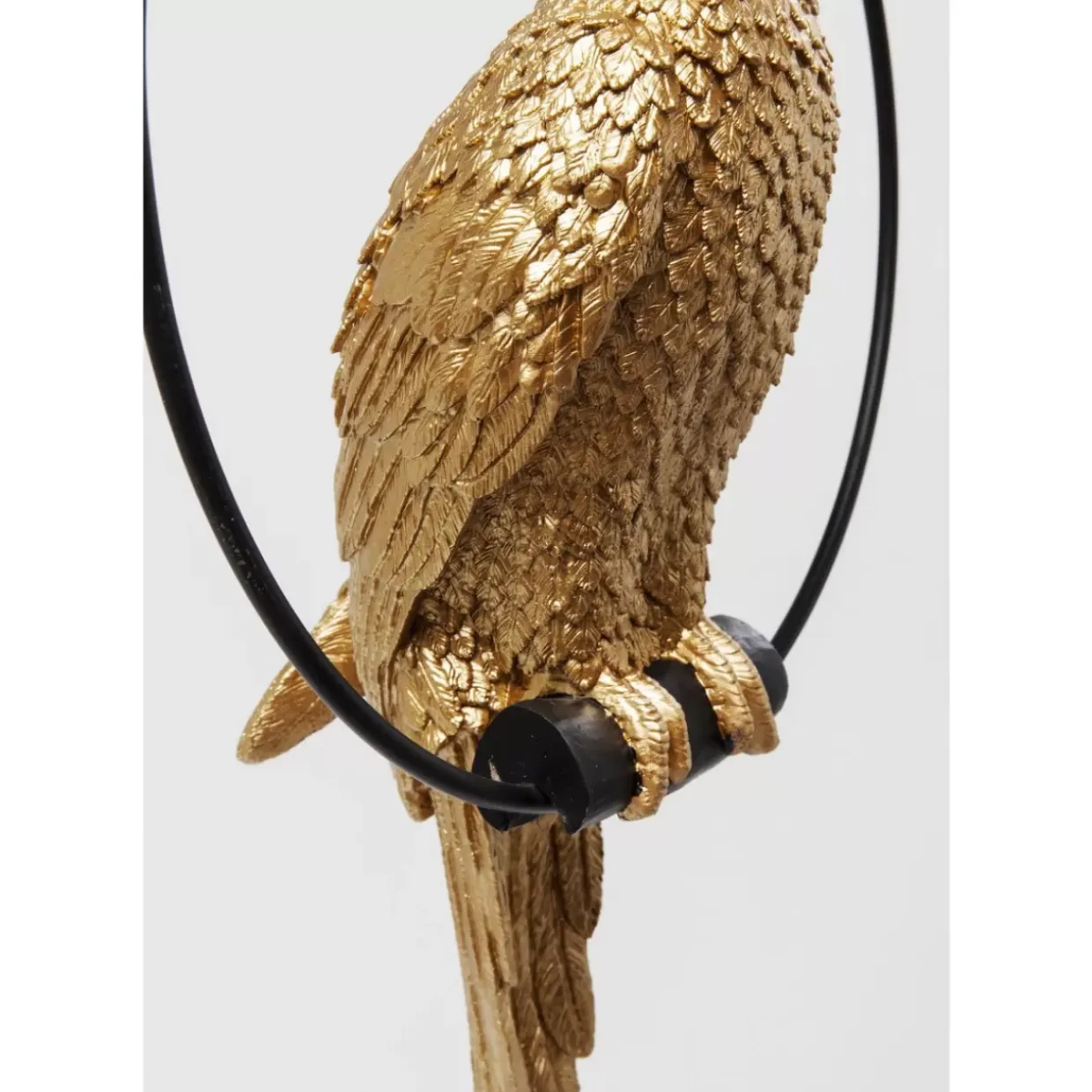 Deko Objekt Swinging Parrot Gold
