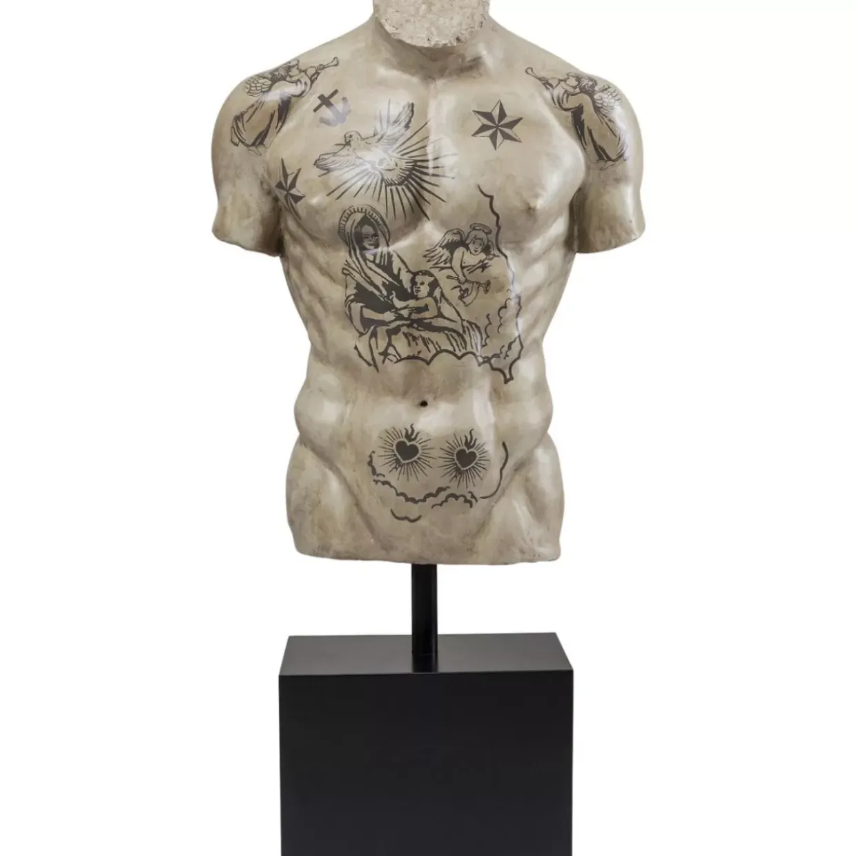 Deko Objekt Torso Tattoo